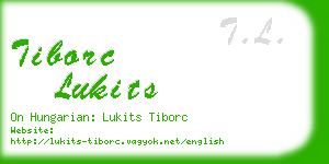 tiborc lukits business card